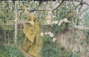 Carl Larsson The Vine Diptych France oil painting artist